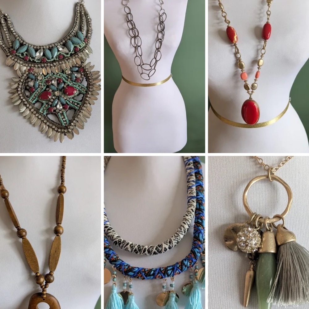 12 Piece Necklace Lot! Scroll through all pics!